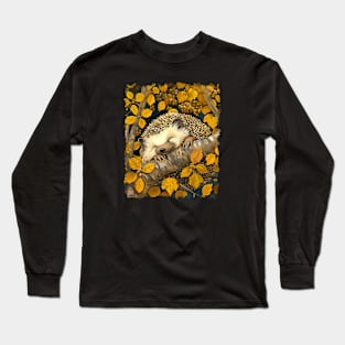 Sweet Dreams Hedgehog - Adorable Sleeping Hedgehog Long Sleeve T-Shirt